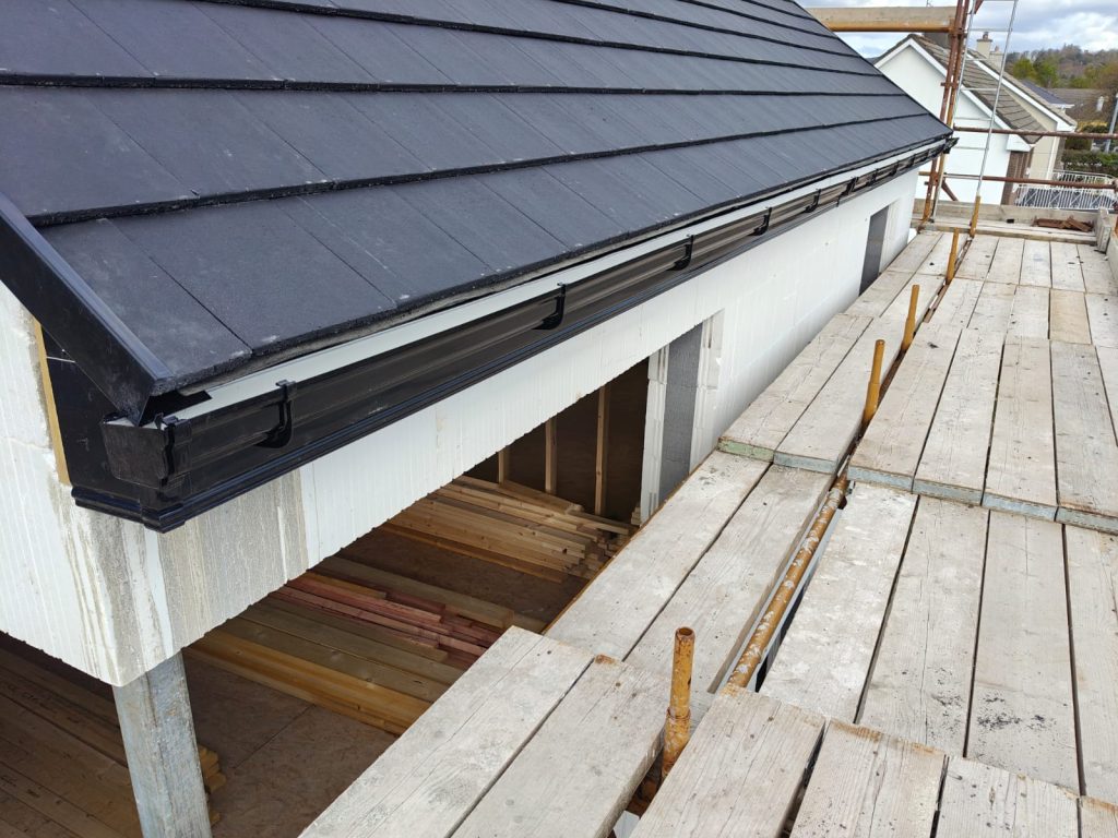 New gutter installation by Munster Gutters