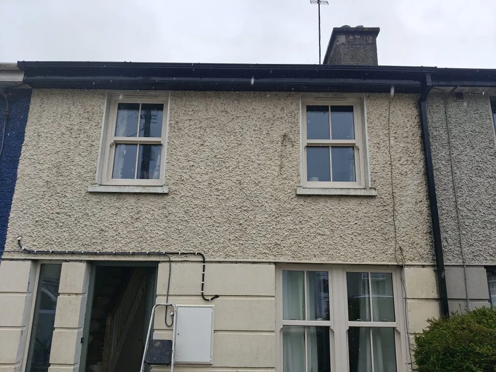 Completed gutter replacement by Munster Gutters