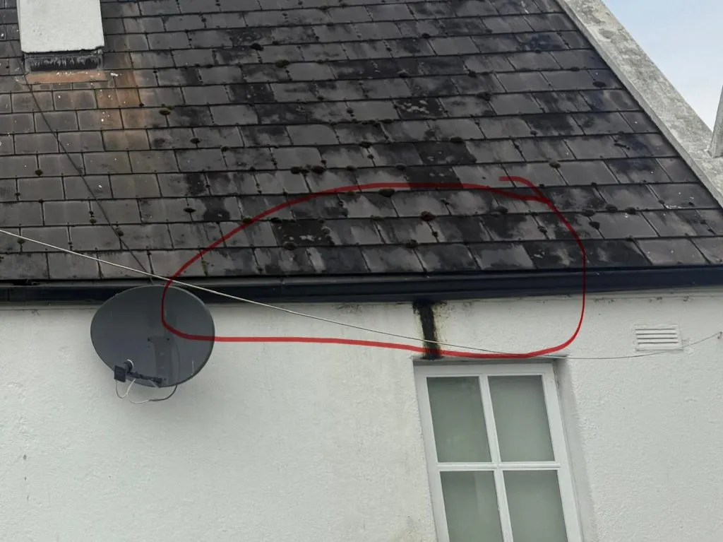 leaking gutters